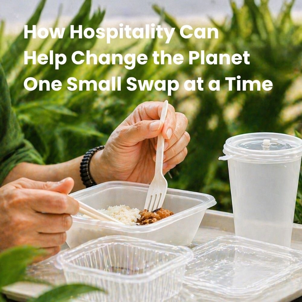 How Hospitality Can Help Change the Planet One Small Swap at a Time - Pick On Us, LLC