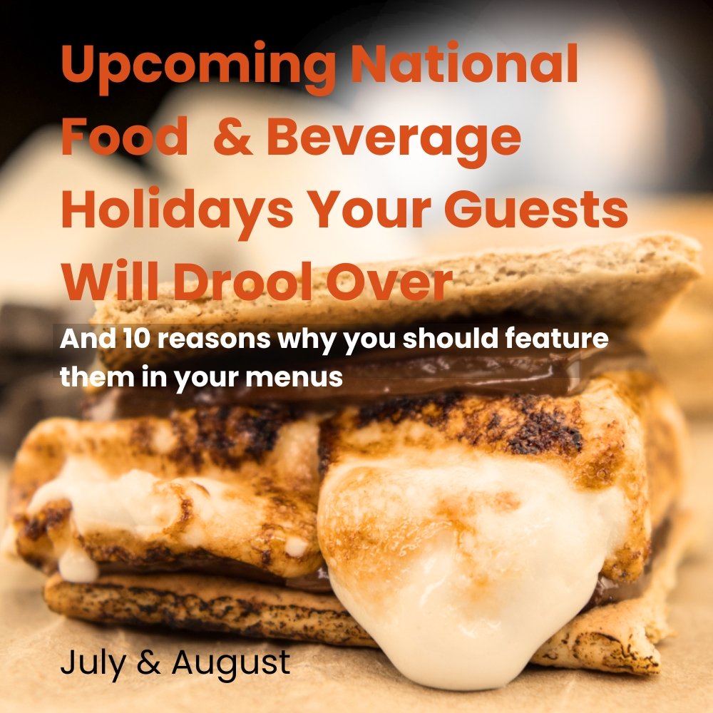July & August 2023 Upcoming Food Holidays - Pick On Us, LLC