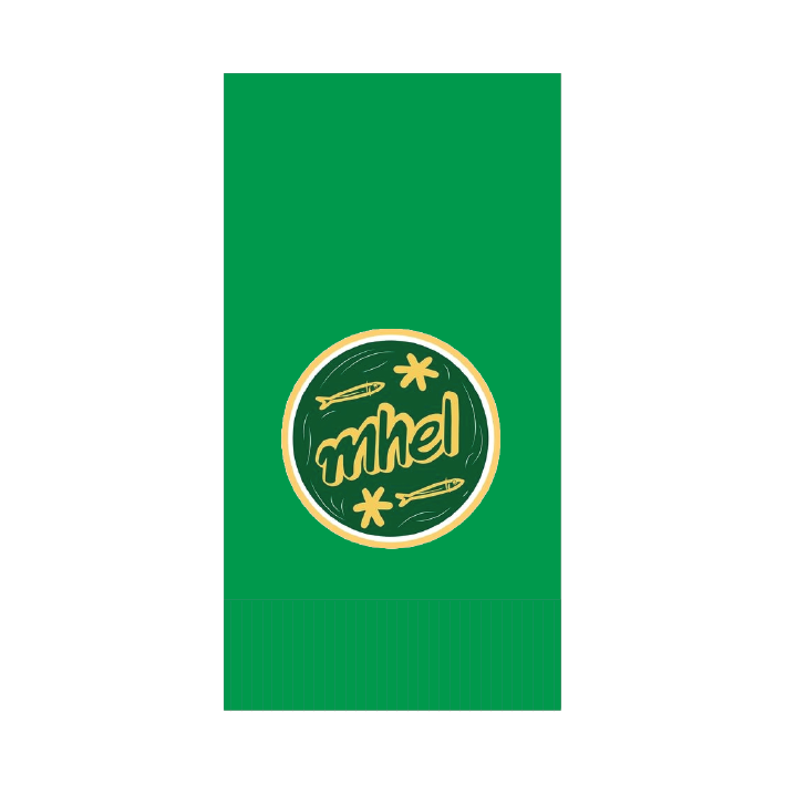 Custom Dinner Napkins - Green