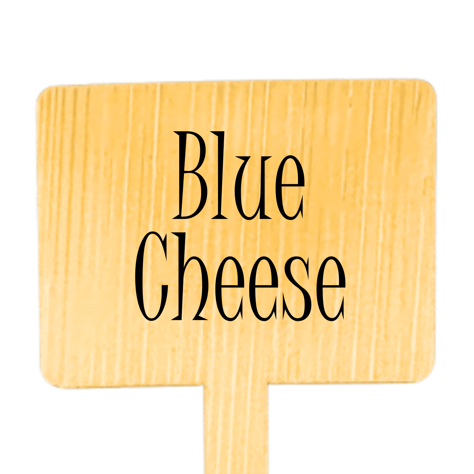 4.75 Inch Bamboo Luxury Cheese Board Picks - Horizontal Rectangle Skewer - Pick On Us, LLC