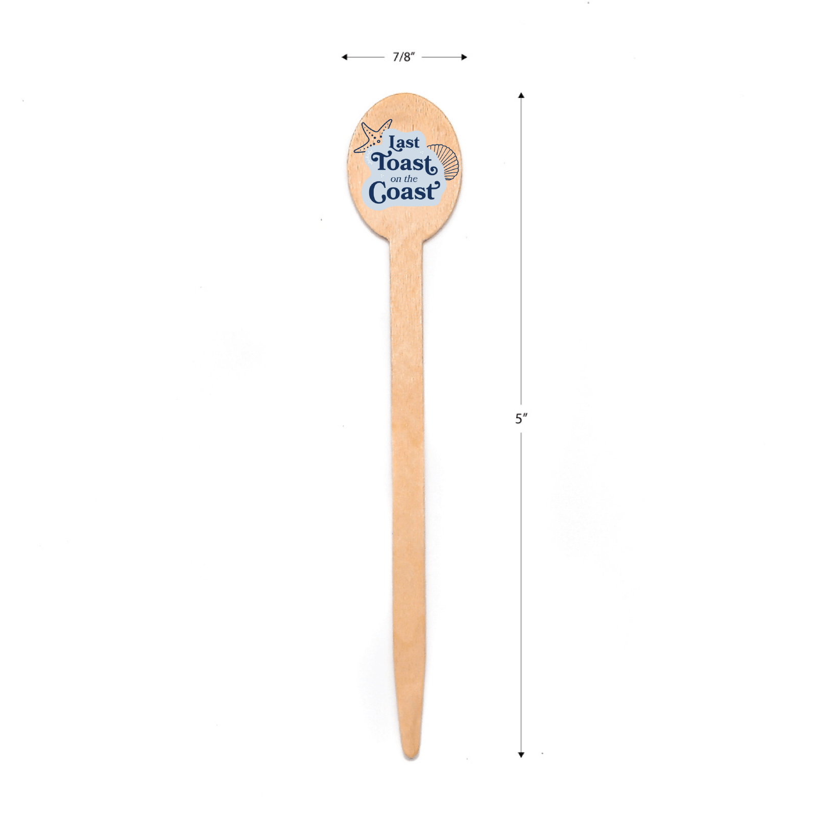 5 inch Custom Bachelorette Party Cocktail Picks - Oval Top - Pick On Us, LLC
