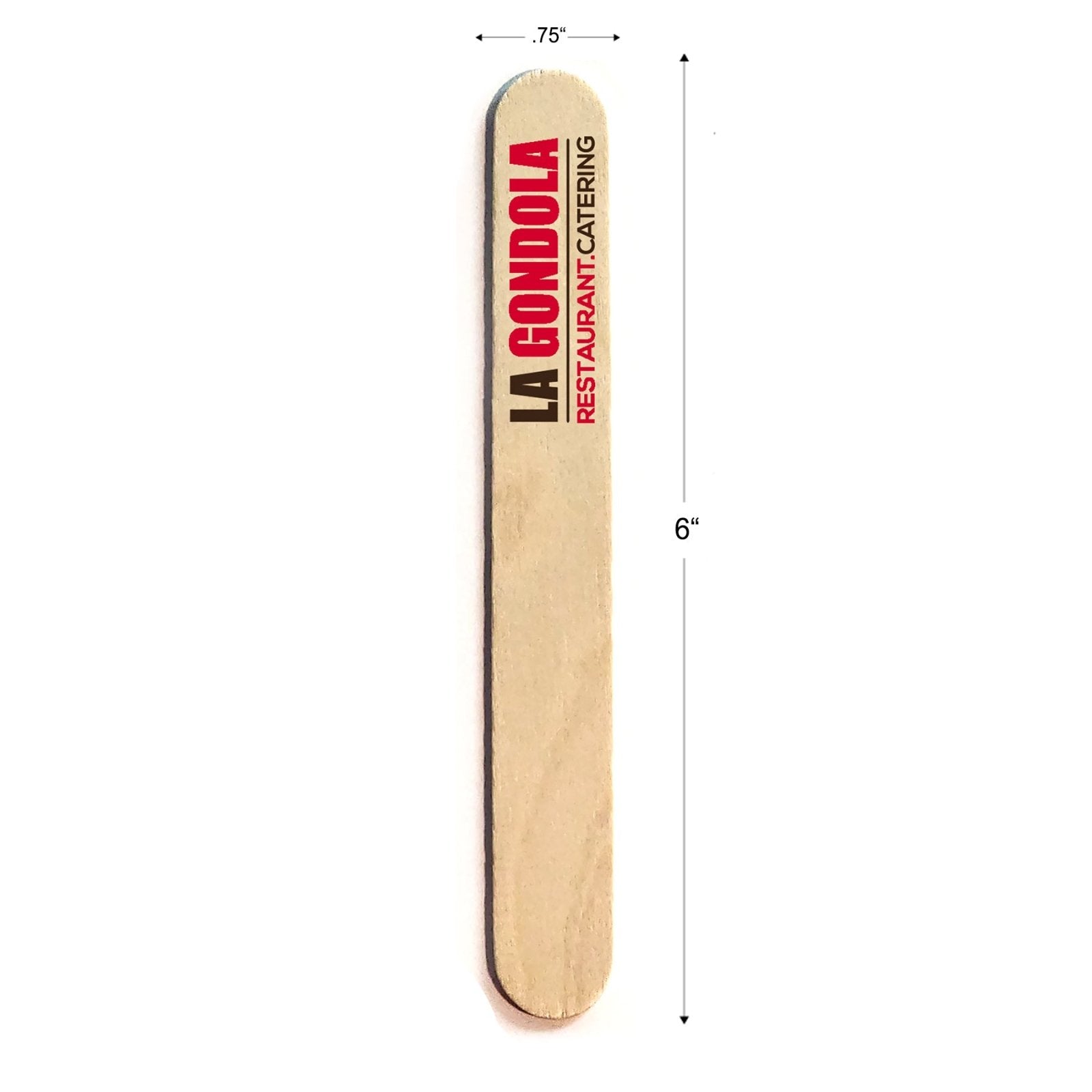 6 inch Custom Popsicle Sticks - Pick On Us, LLC