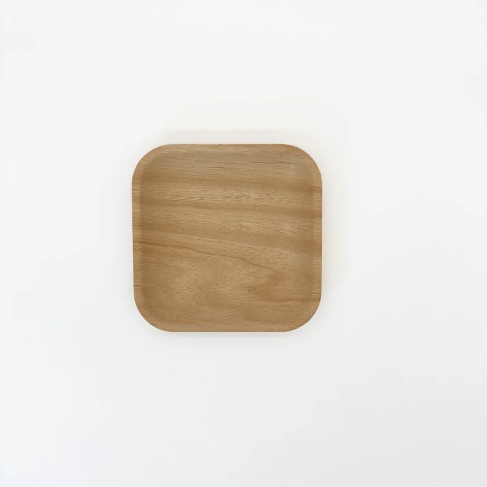 6"x 6" Signature Square Wooden Plate - Pick On Us, LLC