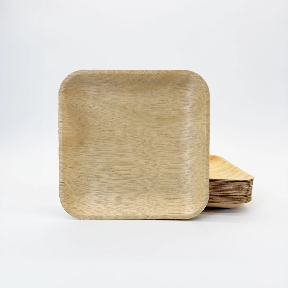 9"x 9" Signature Square Wooden Plate - Pick On Us, LLC