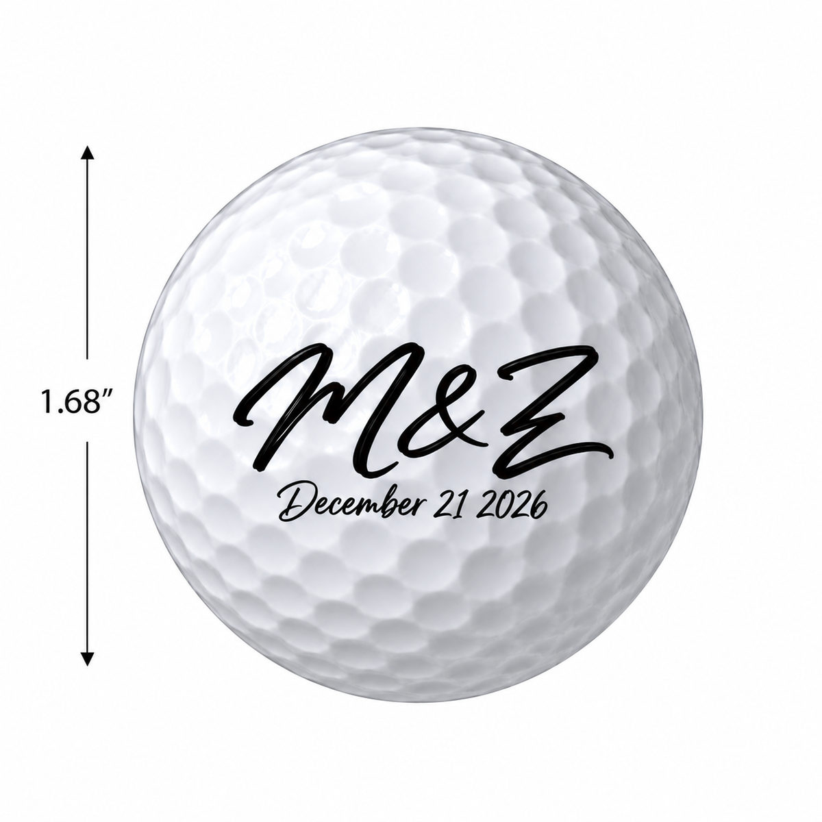 Custom Golf Balls – Personalized with Two Logos or Design