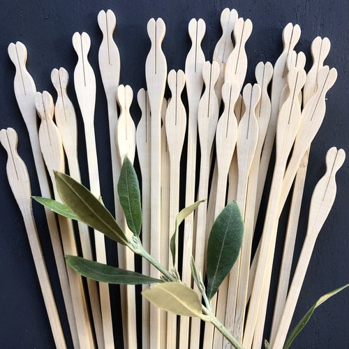 Bamboo Floral Cardette Holder - 9 inch - Pick On Us, LLC