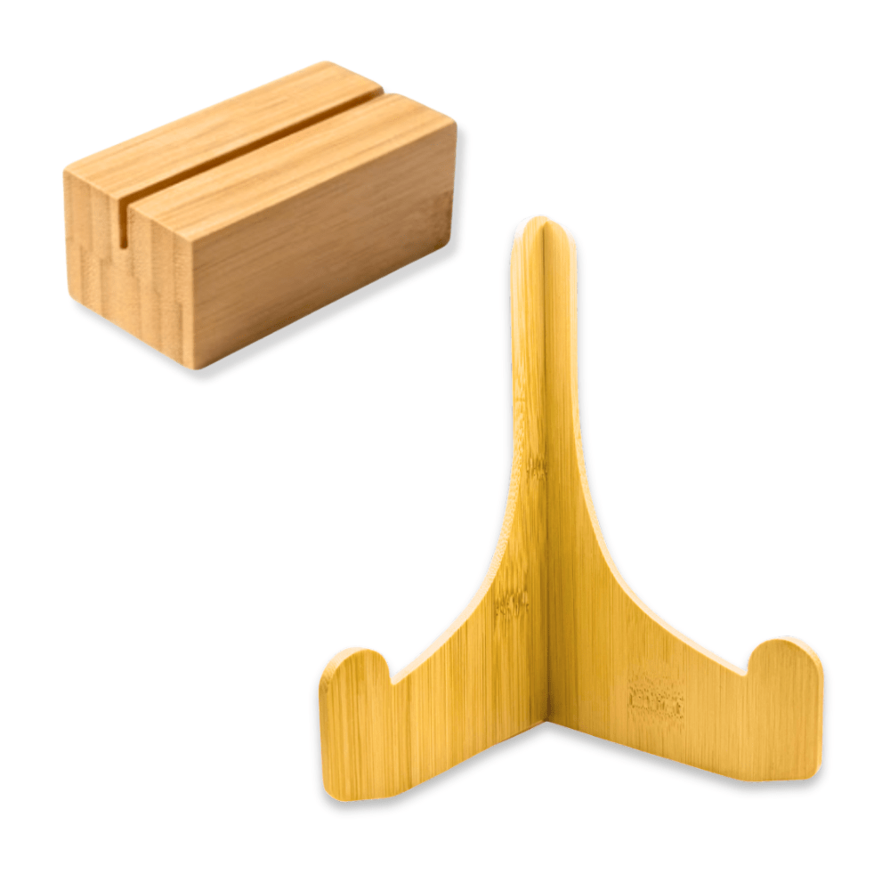 Bamboo Sign Holders - Pick On Us, LLC