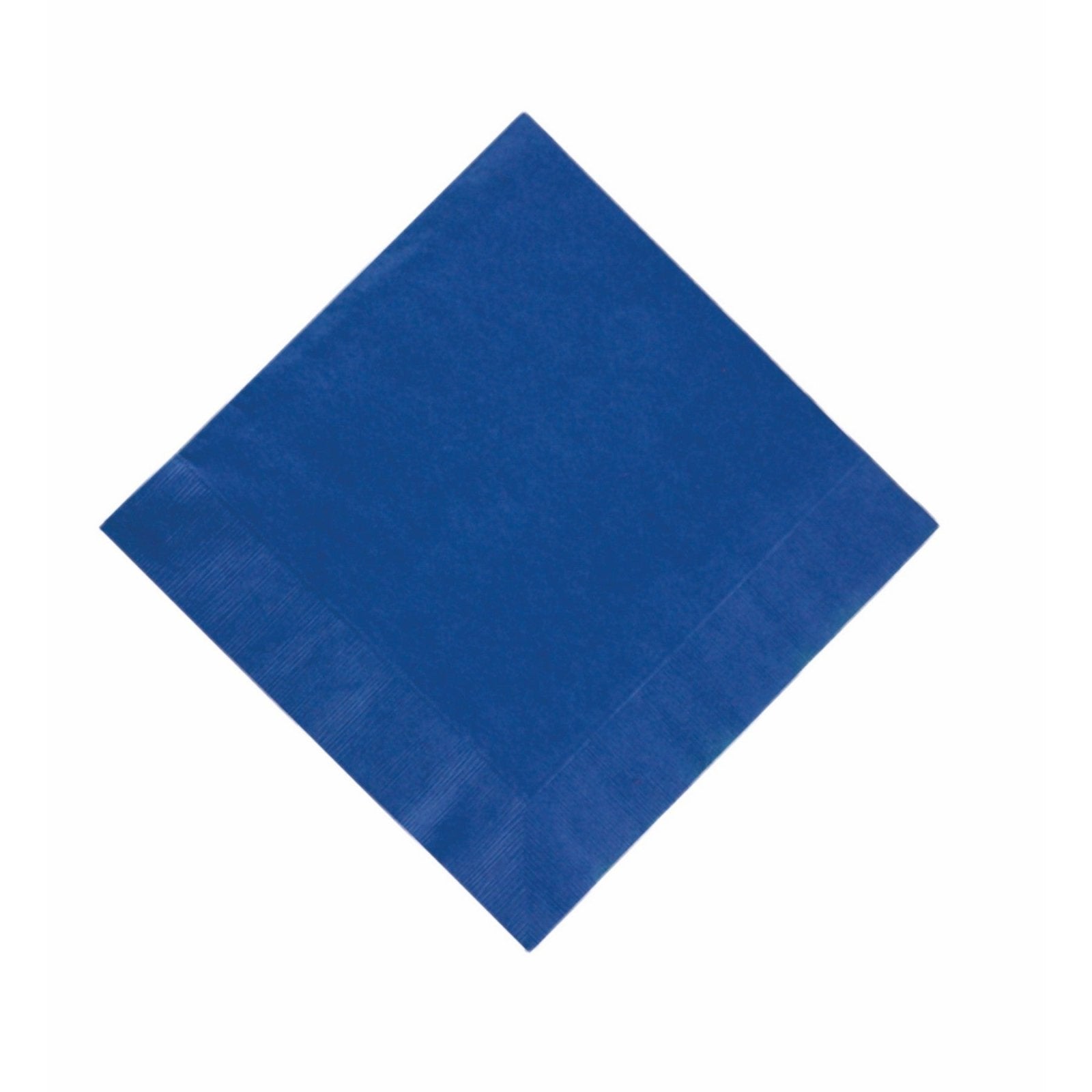 Custom Cocktail Napkins - Cobalt Blue - Pick On Us, LLC