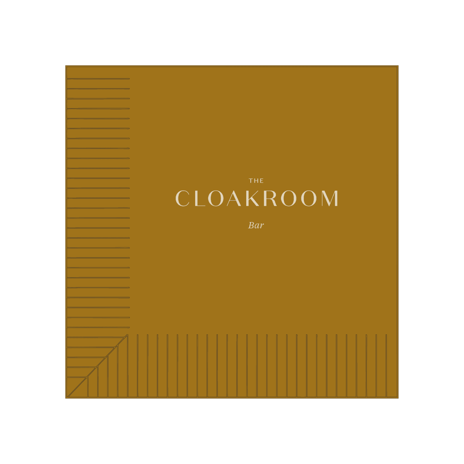 Custom Cocktail Napkins - Gold - Pick On Us, LLC