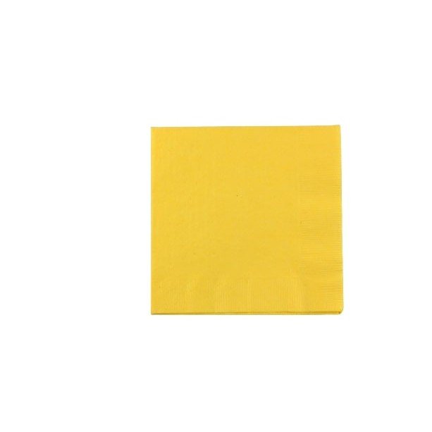 Custom Cocktail Napkins - School Bus Yellow - Pick On Us, LLC