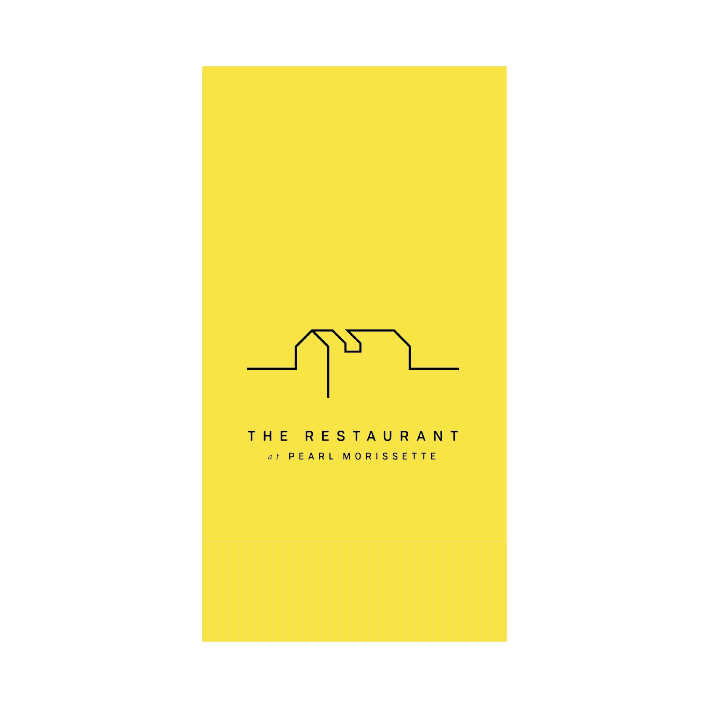 Custom Dinner Napkins - Citron Yellow - Pick On Us, LLC