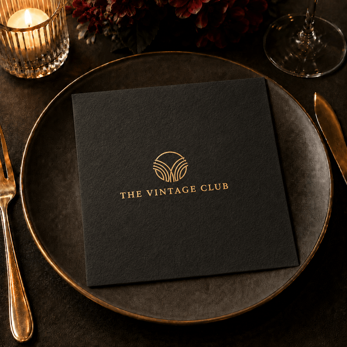 Custom Luxury Linen Like Dinner Napkins - Black Linen - Pick On Us, LLC