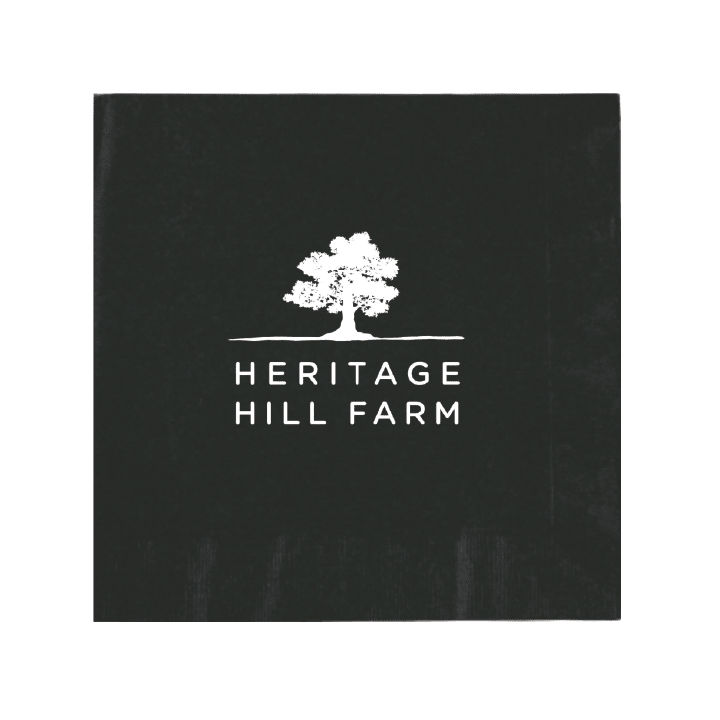 Custom Paper Dinner Napkins - Black - Pick On Us, LLC