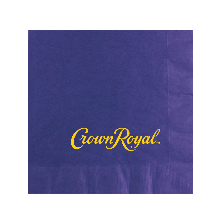 Custom Paper Dinner Napkins - Purple - Pick On Us, LLC