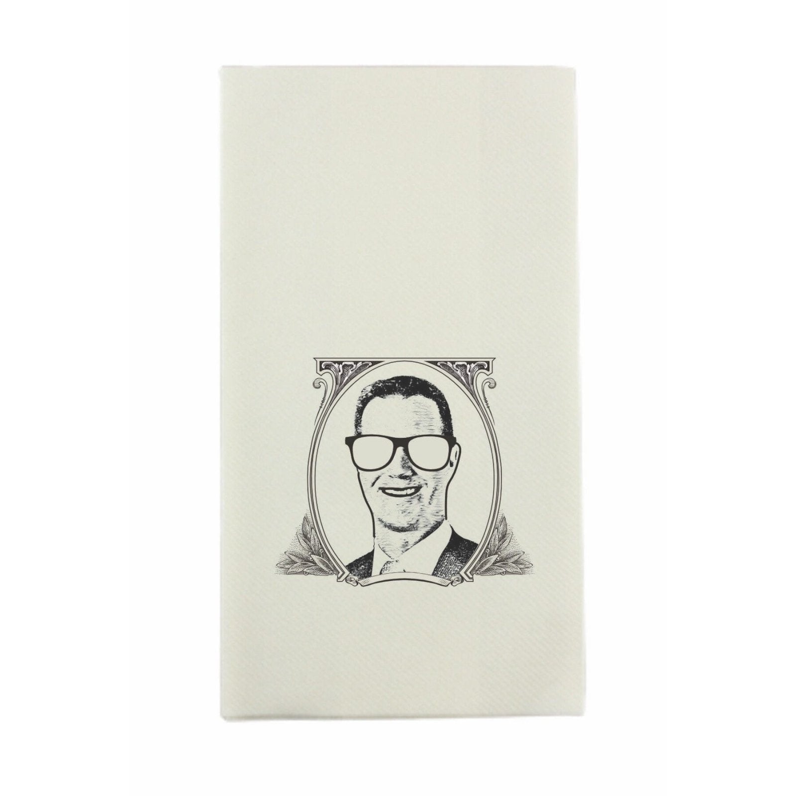 Custom Paper Guest Towels - Ivory Luxury Linen Like - Pick On Us, LLC