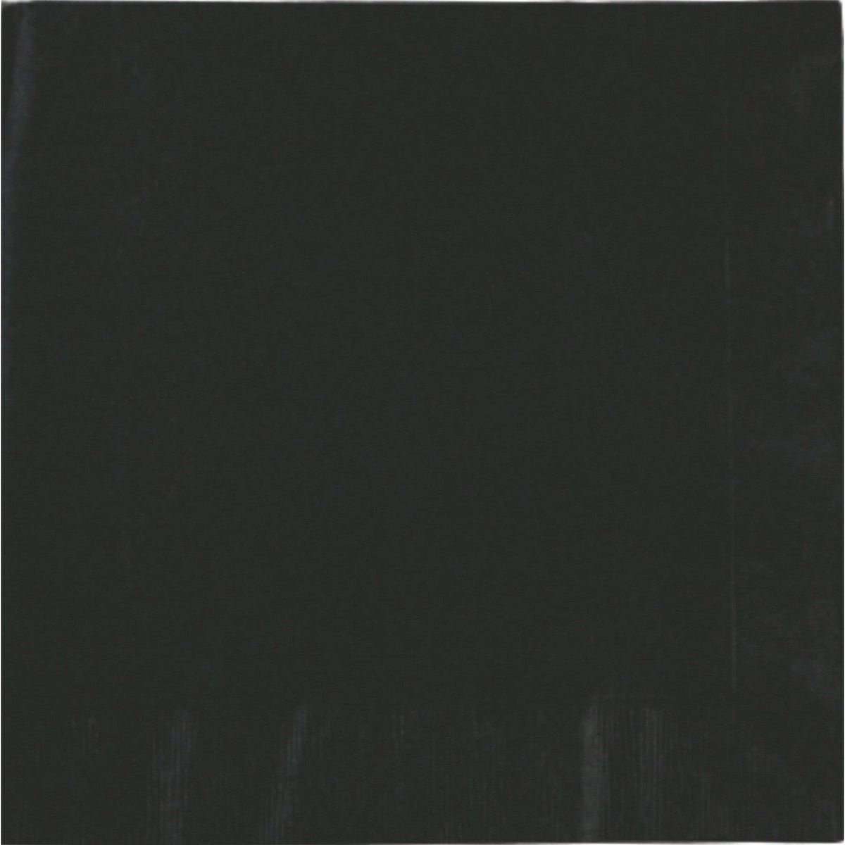 Custom Premium 3-Ply Paper Dinner Napkins - Black - Pick On Us, LLC