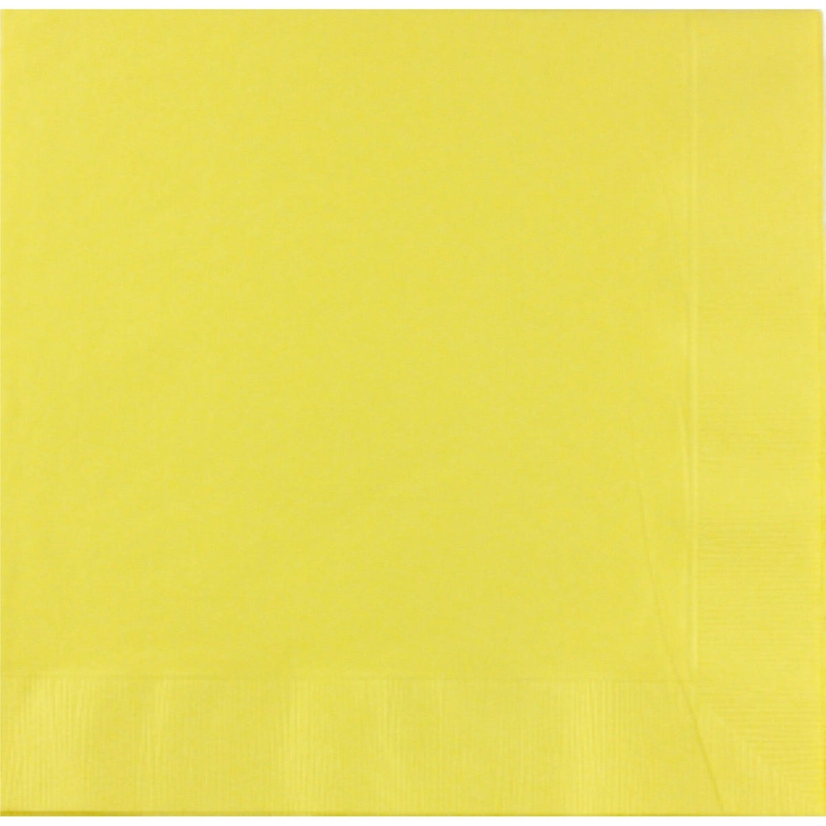 Custom Premium 3-Ply Paper Dinner Napkins - Citron Mimosa - Pick On Us, LLC