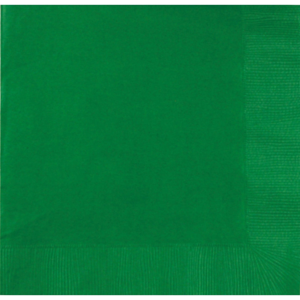 Custom Premium 3-Ply Paper Dinner Napkins - Emerald Green - Pick On Us, LLC