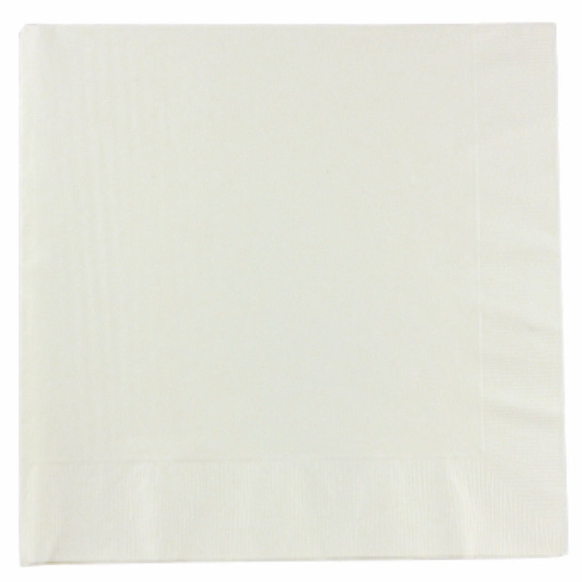 Custom Premium 3-Ply Paper Dinner Napkins - White - Pick On Us, LLC