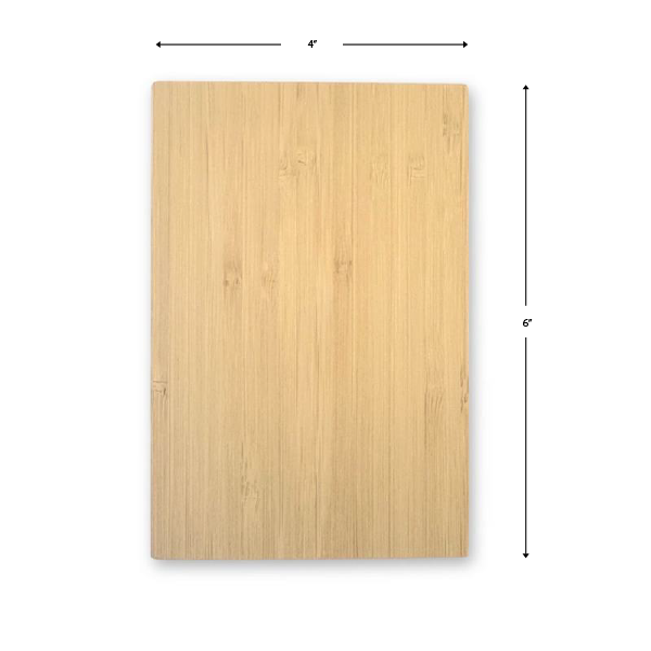 Custom Bamboo Sign - 4 x 6 Inch