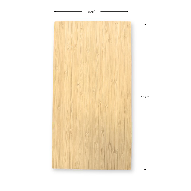 5.75 × 10.75 Inch Custom Printed Bamboo Sign