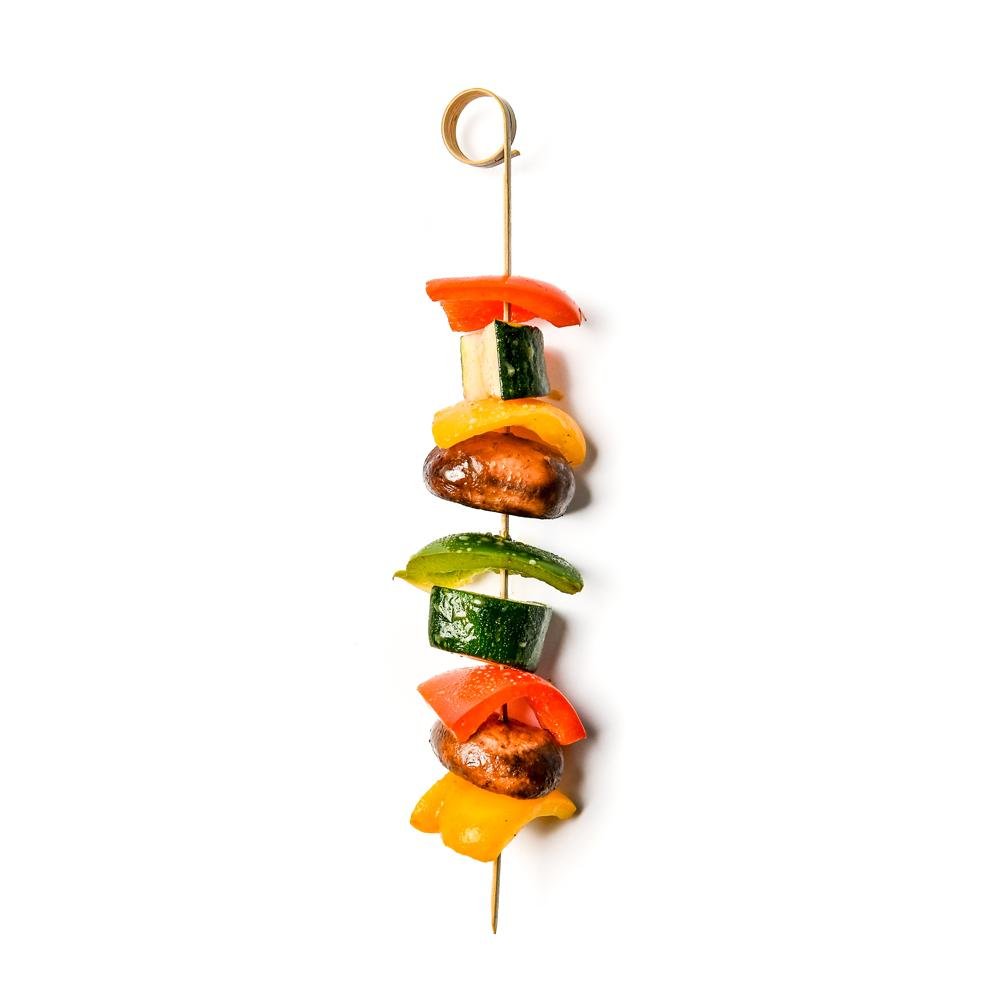12 Inch Bamboo Loop Skewers - Pick On Us, LLC