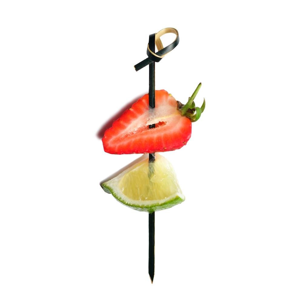 4 inch BLACK Knotted Bamboo Pick - Pick On Us, LLC