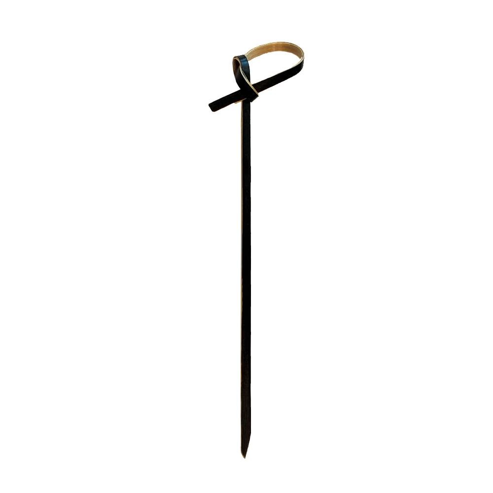 4 inch BLACK Knotted Bamboo Pick - Pick On Us, LLC