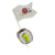 4.75" Bulk Custom Toothpick Flags - Large Wavy Notched - 2.35" x 1.75" - Pick On Us, LLC