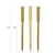 4.75 Inch Bamboo Tapered Skewers - Pick On Us, LLC