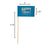 4.75 Inch Bulk Custom Toothpick Flags - Rectangle Medium - 2" x 1.25" - Pick On Us, LLC