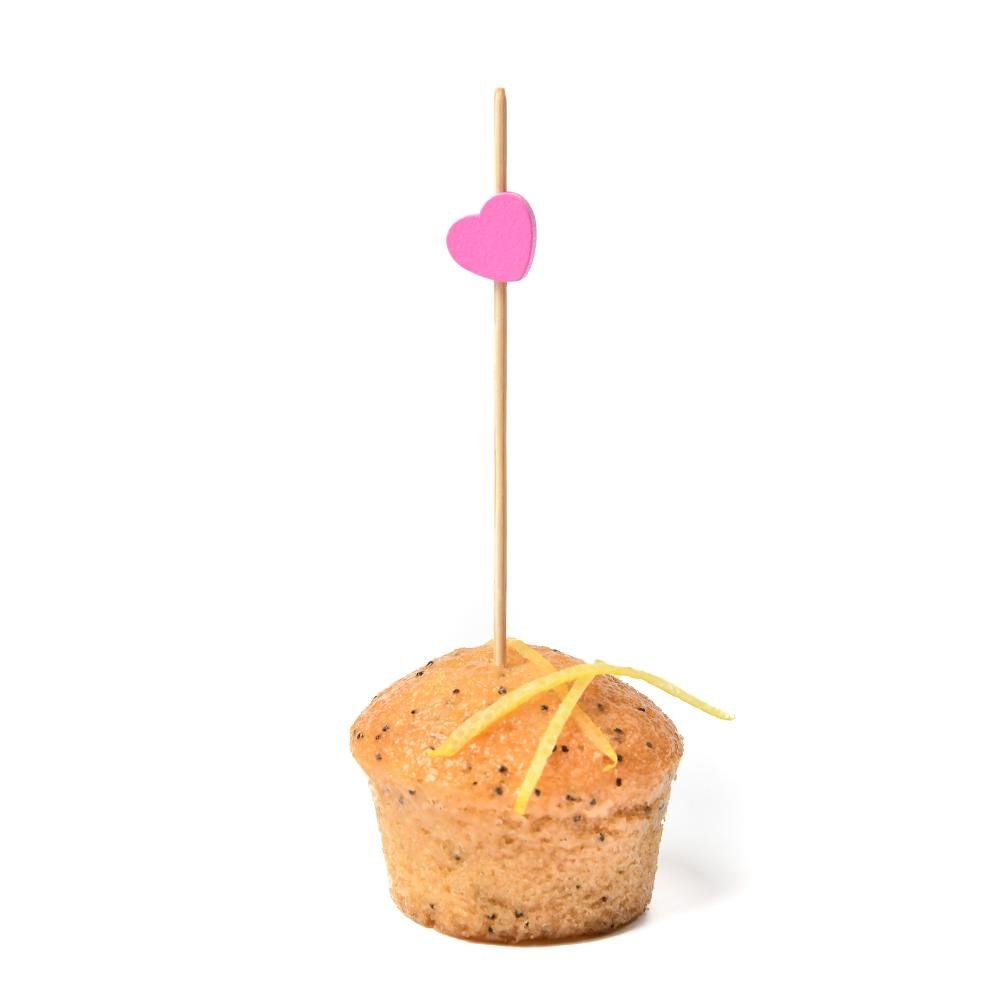 4.75 Inch Pink Heart Toothpicks - Pick On Us, LLC