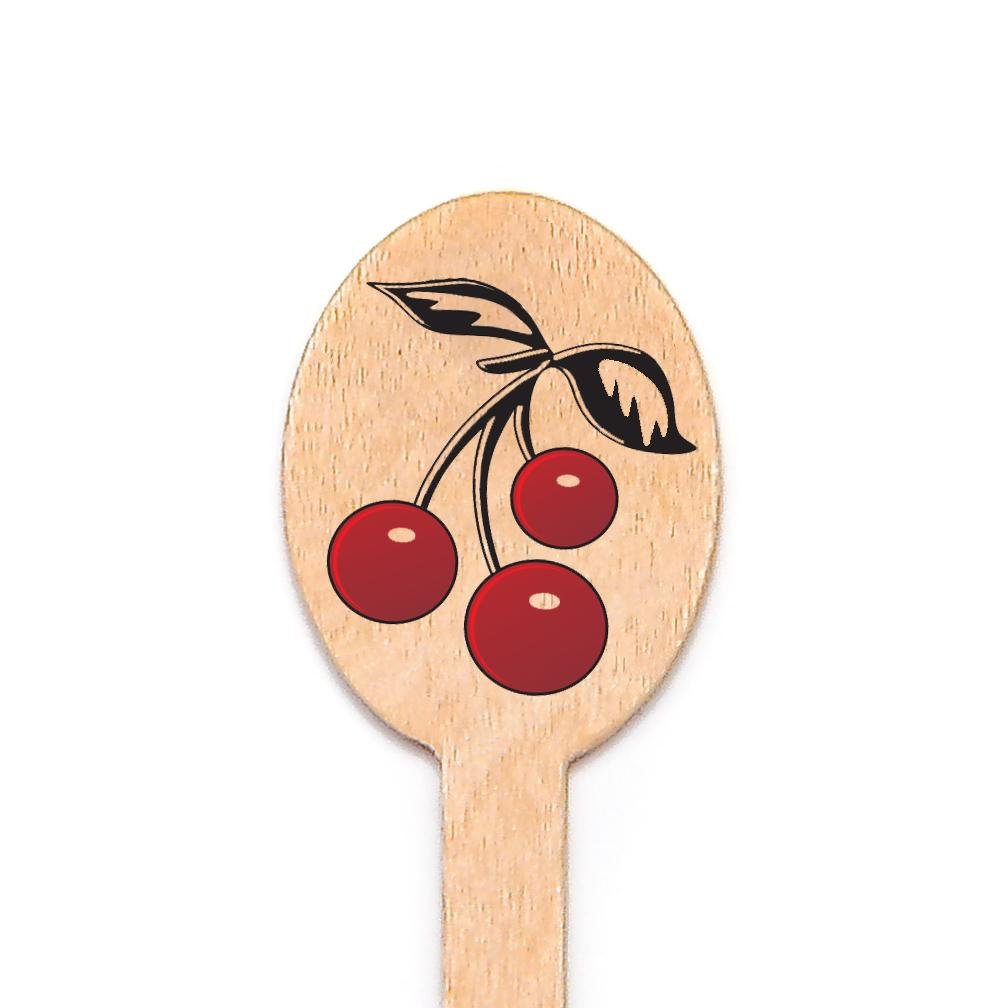 5 inch Bulk Custom Skewers - Oval Top - Color Printing - Pick On Us, LLC