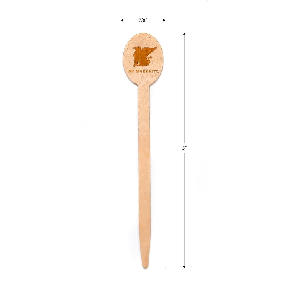 5 inch Bulk Custom Skewers - Oval Top - Pick On Us, LLC