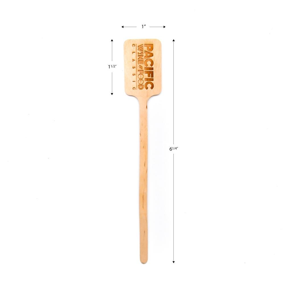 6.25 inch Bulk Custom Skewers - Rectangle Top - Pick On Us, LLC