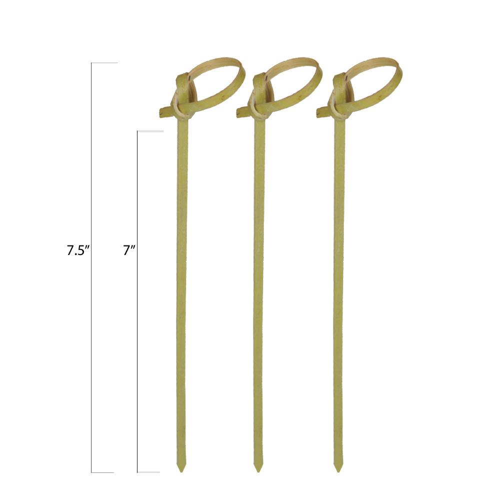 7 Inch Knotted Bamboo Picks - Pick On Us, LLC