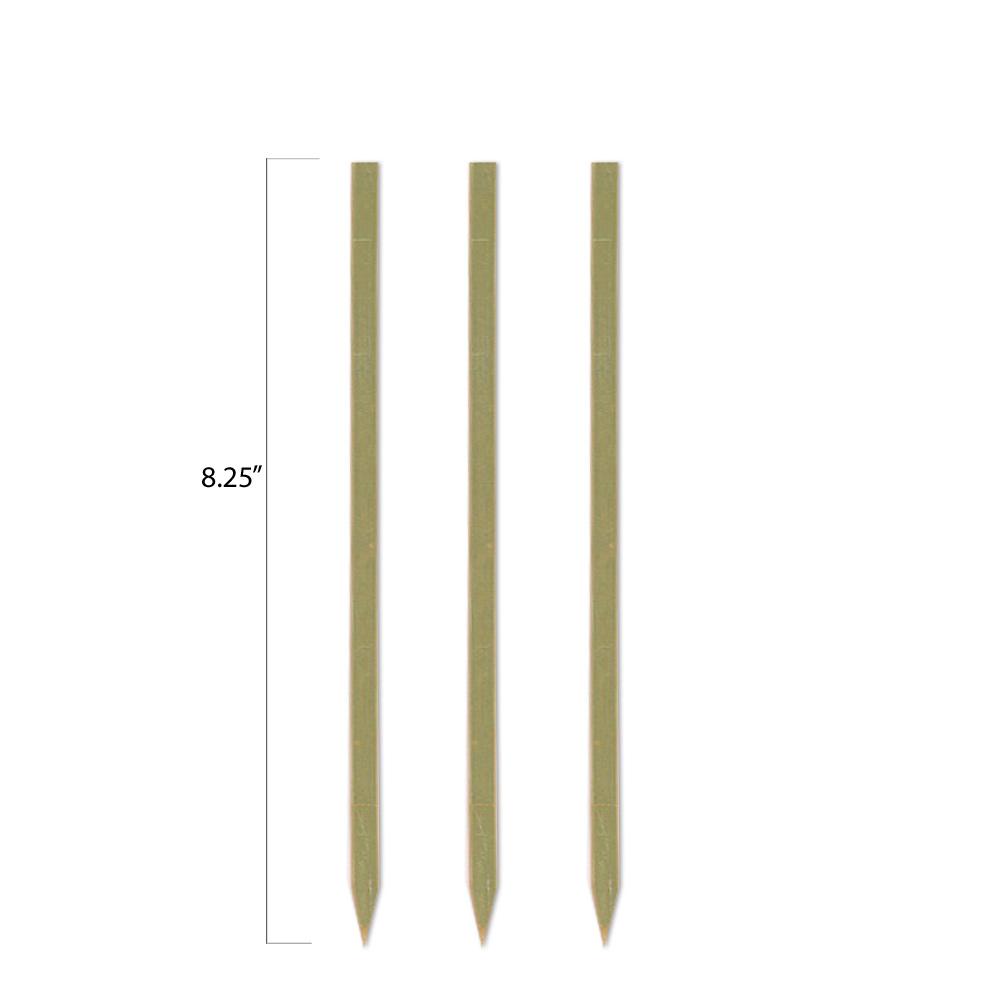 8.25 inch Flat Bamboo Skewer - Pick On Us, LLC