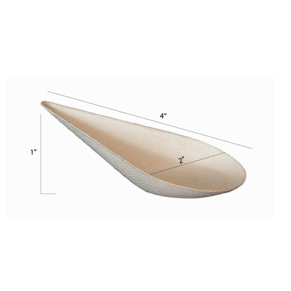 4x2 inch Sugarcane Tasting Spoon