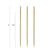 Bamboo Grooved Toothpicks - 6 inch - Pick On Us, LLC