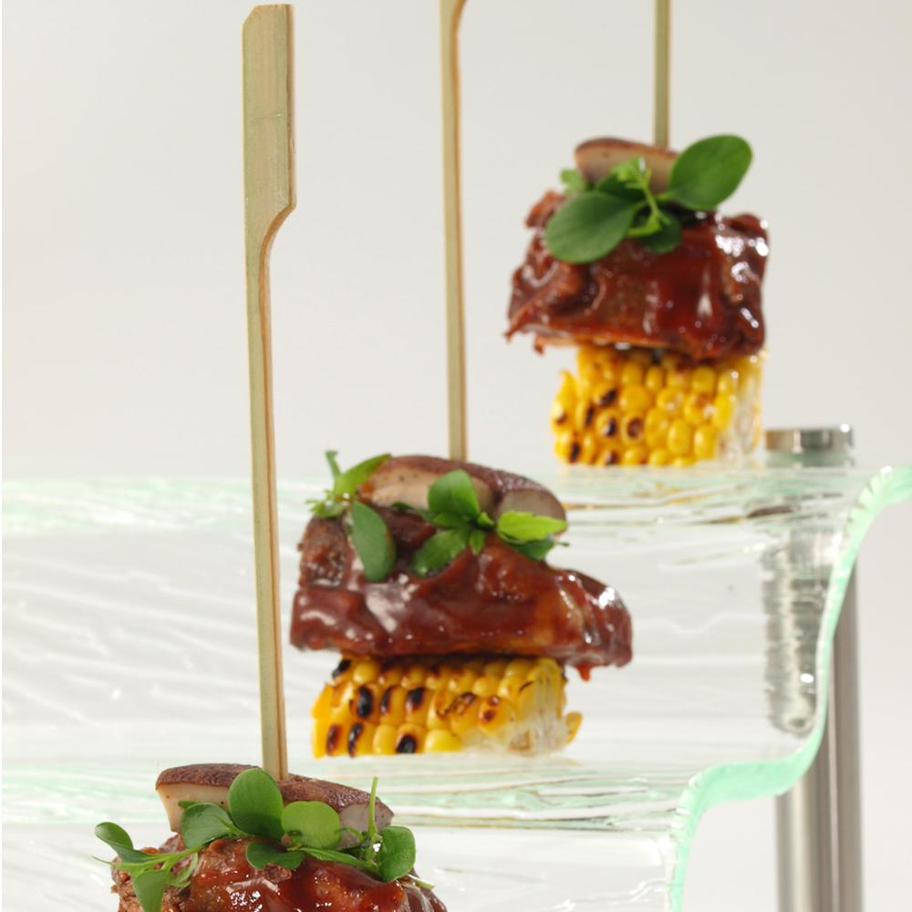 Bamboo Paddle Skewers - Boat Oar Picks - 7 Inch - tapered point - Pick On Us, LLC