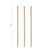 Bamboo Square Skewers - 6 Inch - Pick On Us, LLC