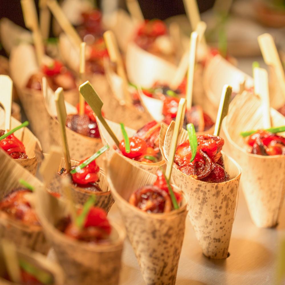 Bamboo Tasting Cones - 5 Inch - Pick On Us, LLC