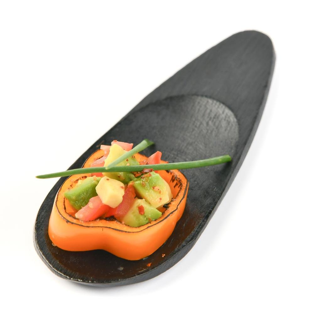 Black Bamboo Mini teardrop spoons - Pick On Us, LLC