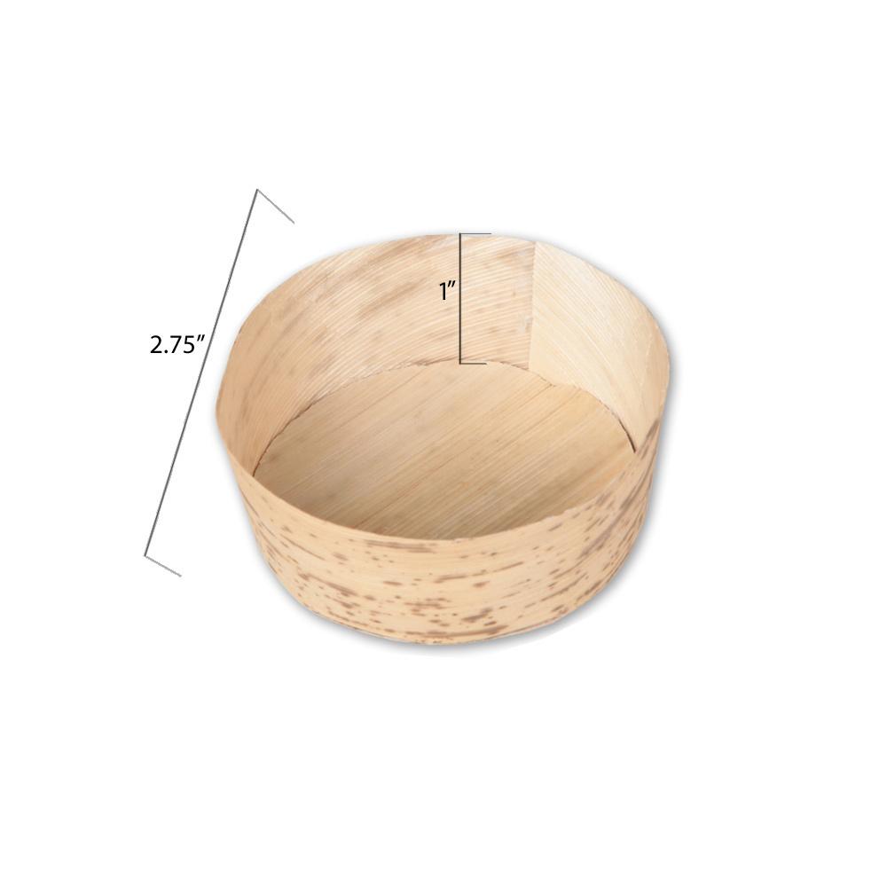 Disposable Bamboo Tasting Cups - 2.75 Inch - Pick On Us, LLC