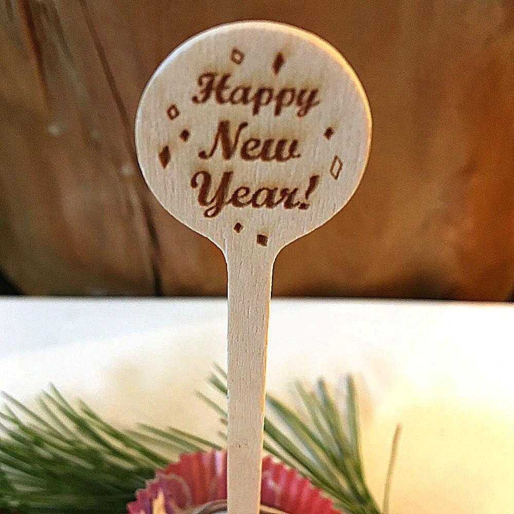 Happy New Year - 4 inch - Pick On Us, LLC