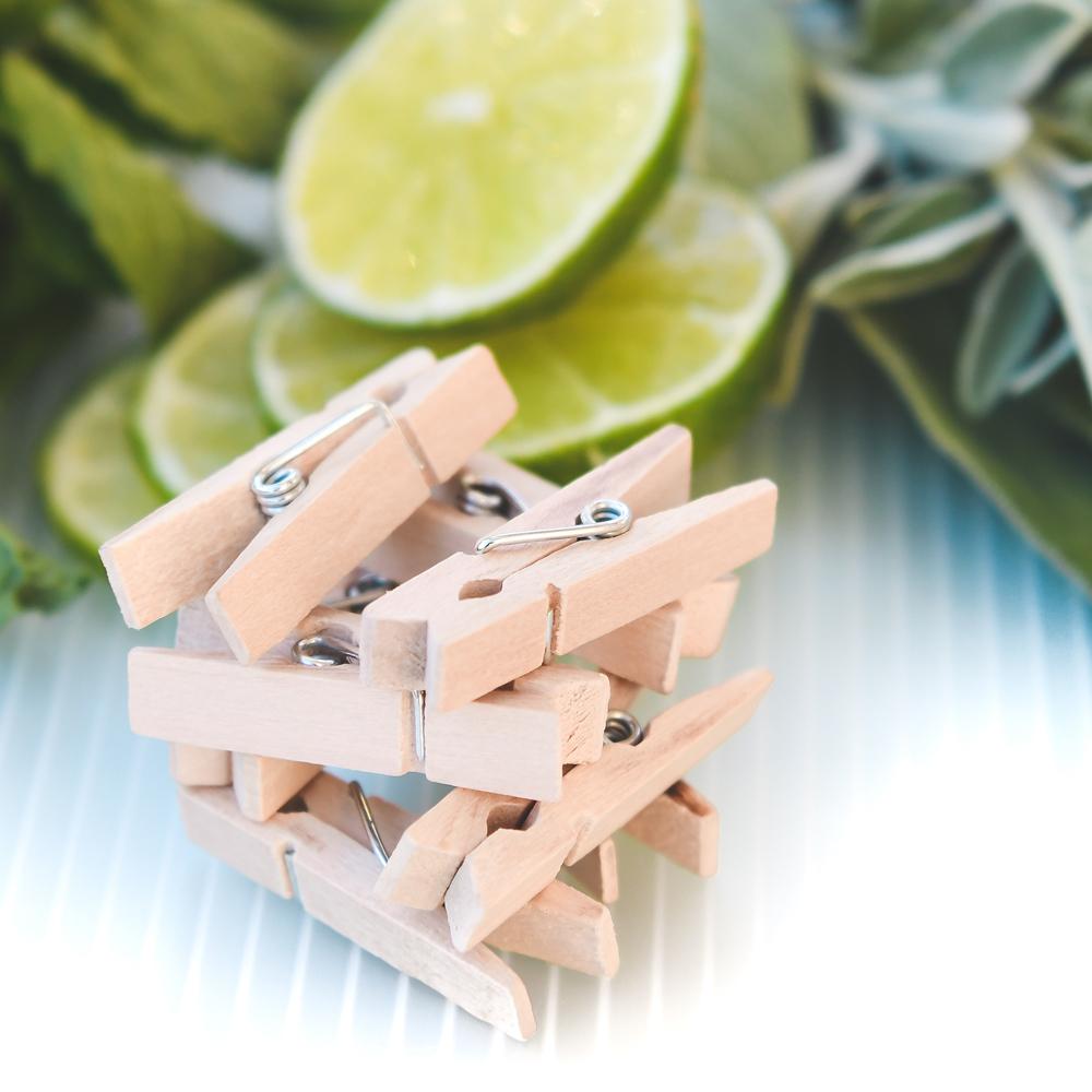 Mini Clothespins - 1.5 Inch Cocktail Garnish Clip - Pick On Us, LLC