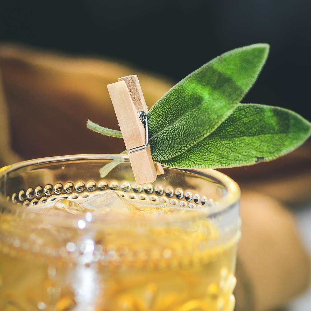 Mini Clothespins - 1.5 Inch Cocktail Garnish Clip - Pick On Us, LLC