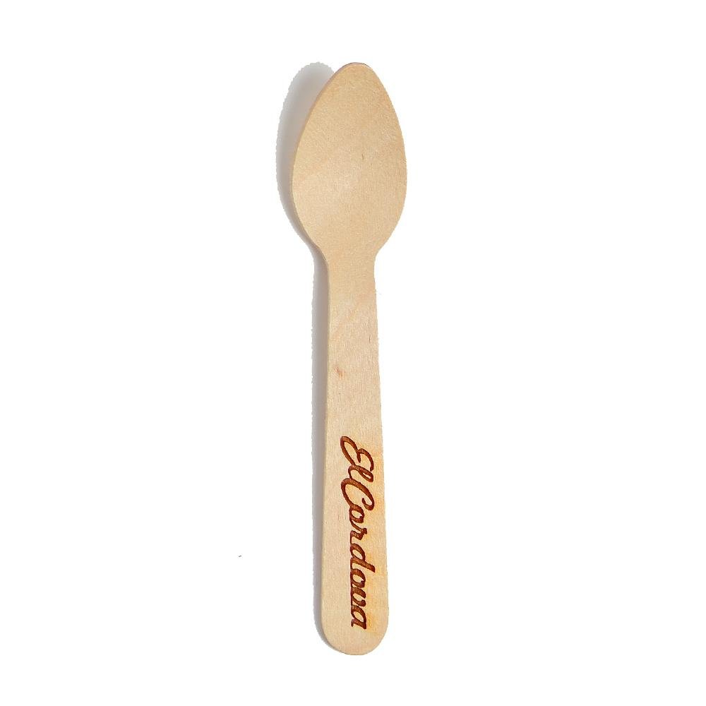 Mini Custom Tasting Spoon - 4 inch - Pick On Us, LLC
