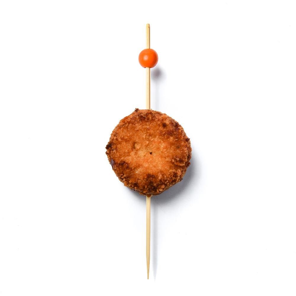 Orange Ball Bamboo Skewers - 6 Inch - Pick On Us, LLC