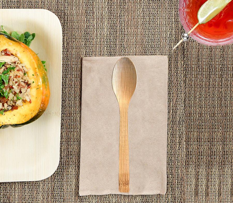 Premium Bamboo Spoons - 6.7 Inch - Pick On Us, LLC